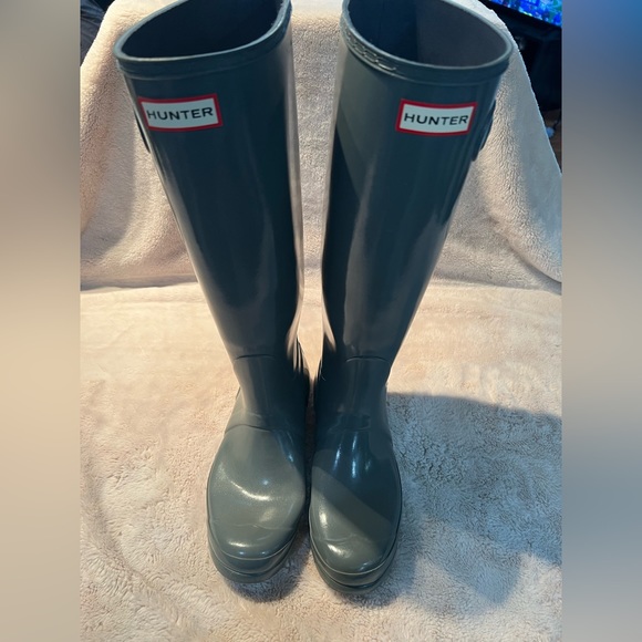 Hunter Shoes - Womens Tall Hunter Boots Size 8